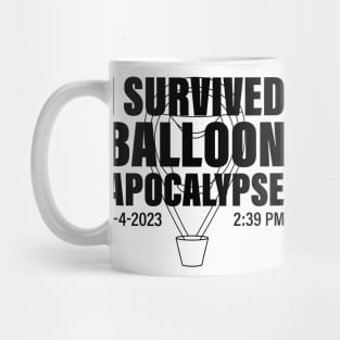 I Survived Balloon Apocalypse Funny Chinese Spy Surveillance Mug